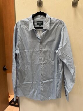 Rodd & Gunn Light Blue Pattern Men’s Dress Shirt
